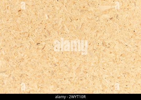 Natural recycled chipboard background texture. Full frame Stock Photo