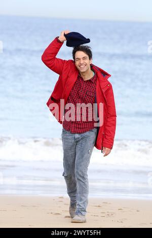 Lifestyles, Hendaya Beach. Stock Photo