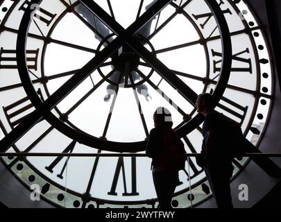 Clock. Musée d'Orsay. Orsay Museum. Paris. France. Stock Photo