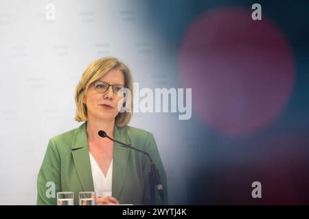 AUSTRIA; VIENNA; 20240408; Environment Minister Leonore Gewessler poses ...