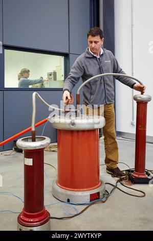 High Power Lab Testing HIGH VOLTAGE LABORATORY. Test bench to conduct dielectric tests for ...