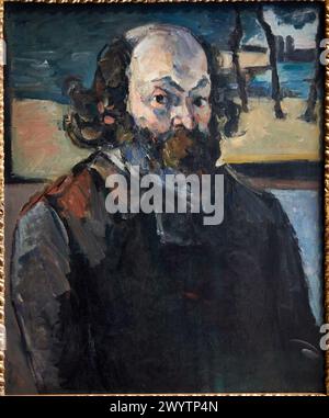 'Portrait de l'artiste', 1875, Paul Cézanne, 1839-1906, Musée d'Orsay, Paris, France, Europe. Stock Photo