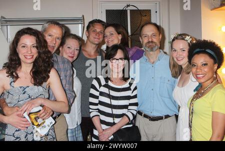 Sally Field and Campbell Scott with wife Kathleen McElfresh visited