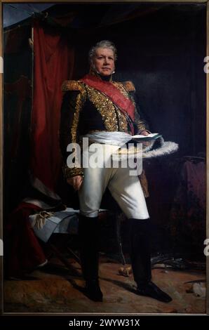 Marshal Nicolas Joseph Maison (1771-1840), 1830, Léon Cogniet, Musée de lArmée, Hôtel National des Invalides, Paris, France. Stock Photo