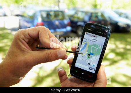 SmartPhone applications, GPS, electronics lab, Tecnalia Research & Innovation, Zamudio, Bizkaia, Euskadi, Spain. Stock Photo