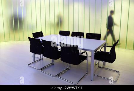Executives. Meeting room. Office building. Technology Park. Zamudio. Bizkaia. Basque Country. Spain. Stock Photo