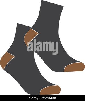 Sock icon vector illustration symbol design Stock Vector