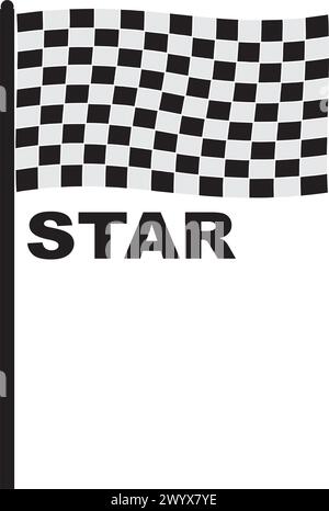 Race flag icon vector template Stock Vector Image & Art - Alamy
