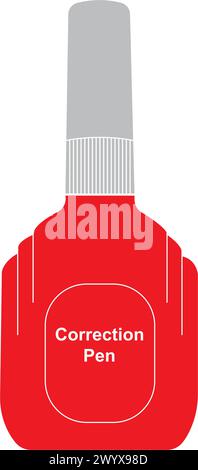 Correction pen icon vector illustration design Stock Vector