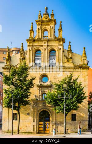 Bilborock, located in a religious temple of the 17th century, the church of La Merced, is today an avant-garde and social and cultural meeting space. Stock Photo