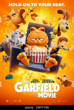 The Garfield Movie 2024 Odie & Garfield Stock Photo - Alamy