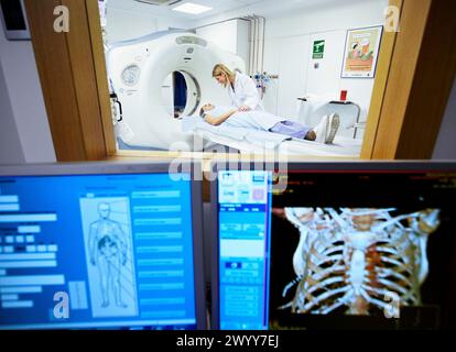 Rib cage, CAT (Computerized Axial Tomography) scan, Radiology, Medical ...