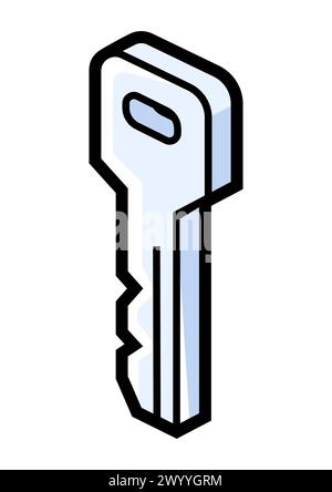 Lock icon in isometry. Image for website, app, logo, UI design Stock ...