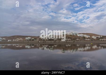 Punta Corrientes Beach in southern Lima, Peru Stock Photo