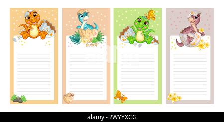 A set of extinct animals sticker set illustration Stock Vector Image ...