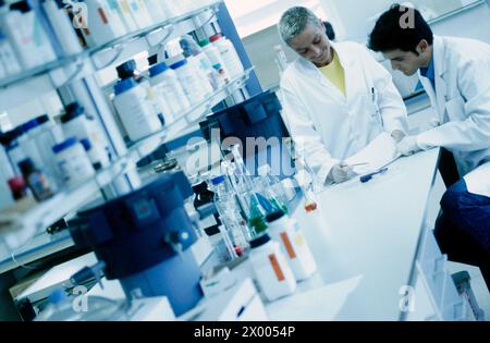 Microbiology lab. Stock Photo
