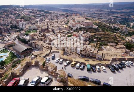 Cardona (view from the Castle). Barcelona province. Catalonia. Spain. Stock Photo