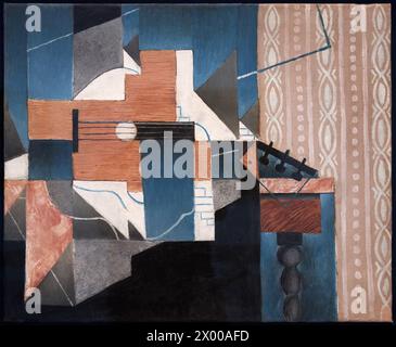 Juan Gris - Guitar Table 1913 Stock Photo - Alamy