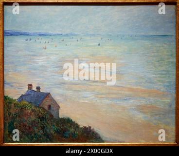 Claude Monet, (1840-1926), The Hut in Trouville, Low Tide, 1881 Stock ...