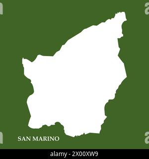 San Marino map logo vector illustration simple design Stock Vector ...