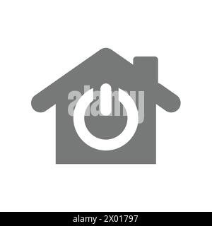 Smart home vector icon. House internet assistant symbol. Stock Vector