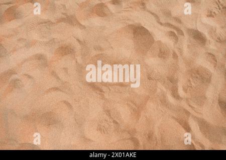 Tropical beach sand texture seen from above, top view Stock Photo