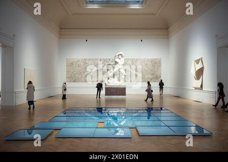 Rome. Italy. National Gallery of Modern and Contemporary Art. GNAM Galleria Nazionale d'Arte Moderna e Contemporanea, Roma.   Sala dell'Ercole (settor Stock Photo