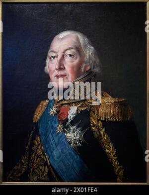 “Marshal François Henri de Franquetot de Coigny (1737-1821)”, 1834, Anaïs Savoye, after Georges Rouget, Musée de l’Armée, Hôtel National des Invalides Stock Photo