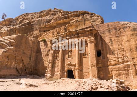 Roman Soldier's Tomb, Petra, Jordan Stock Photo