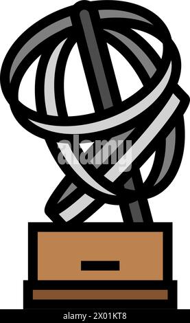 metal artist blacksmith color icon vector illustration Stock Vector ...