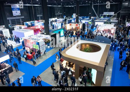 Milano, Italia. 09th Apr, 2024. Allianz MiCo. Apertura del Salone del risparmio 2024.- Cronaca - Milano, Italia - Marted&#xec; 9 aprile 2024(Foto Alessandro Cimma/Lapresse) Allianz MiCo. Opening of the Savings Fair 2024.- News - Milan, Italy - Tuesday 9 April 2024 (Photo Alessandro Cimma/Lapresse) Credit: LaPresse/Alamy Live News Stock Photo