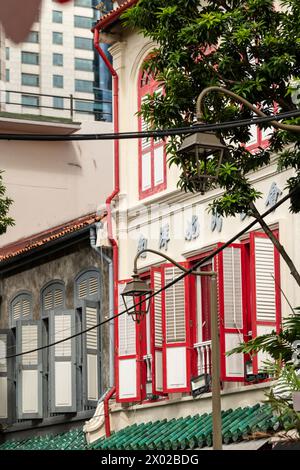 Thian Hock Keng Temple, Chinatown, Singapore, Asia Stock Photo