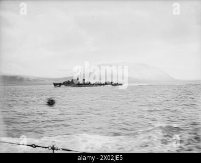 SHIPS AT HVALFJORD, ICELAND. 10 TO 22 NOVEMBER 1941, ON BOARD THE ...