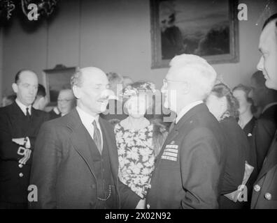 ADMIRALTY'S FAREWELL DINNER FOR ADMIRAL STARK. 13 AUGUST 1945, ROYAL ...