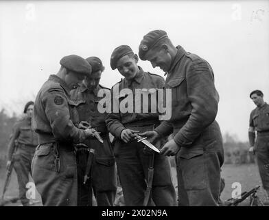 MARINE COMMANDOS AFTER STORMING WESEL. 28 MARCH 1945, DREVENACK ...