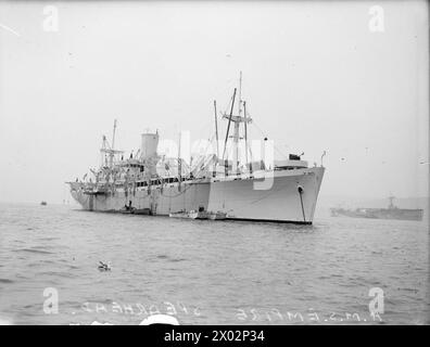 HMS EMPIRE SPEARHEAD, LANDING SHIP INFANTRY (LARGE). 1 AUGUST 1944