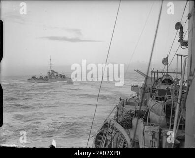 THE FIFTH DESTROYER FLOTILLA ON PATROL AND CARRYING OUT GUNNERY ...