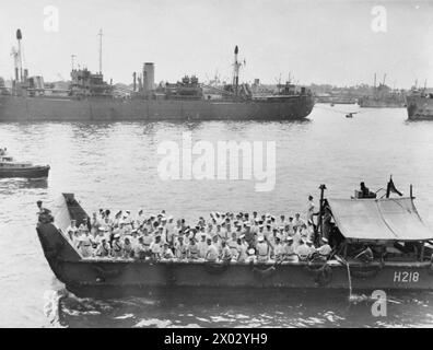 With The Escort Carrier Hms Khedive In Eastern Waters. April 1945 