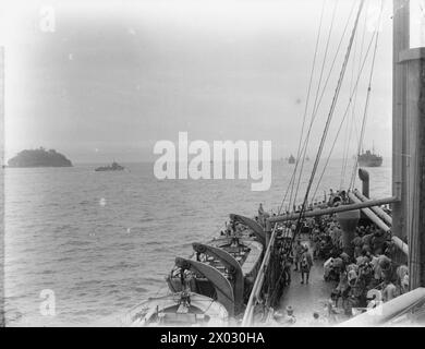 IN CONVOY FROM BOMBAY TO SINGAPORE. FEBRUARY 1942, ON BOARD THE ...