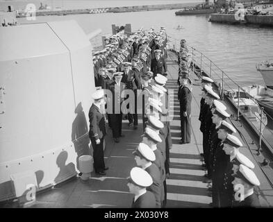 C-IN-C MEDITERRANEAN ABOARD HMS SIRIUS. 14 AND 21 MARCH 1943, ALGIERS ...