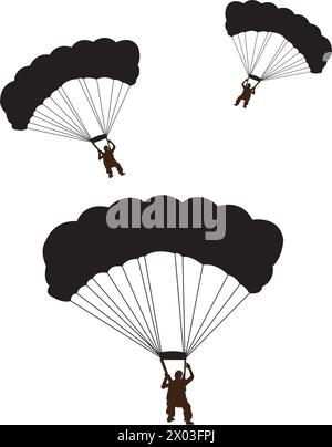 parachuting icon vector illustration symbol design Stock Vector Image ...