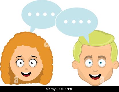 vector people chat Stock Vector