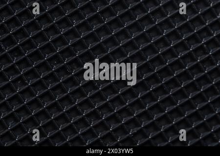 Black carbon fiber background. Closeup of carbon fiber texture Stock Photo