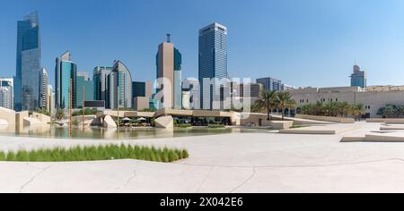 A picture of the buildings of the Al Danah district, including the ...