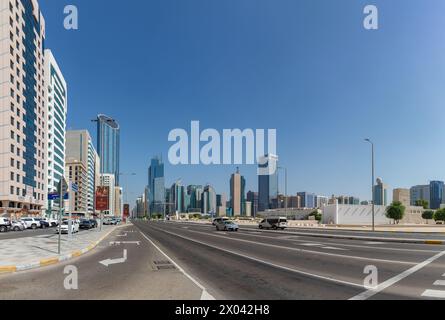 A picture of the buildings of the Al Danah district, including the ...