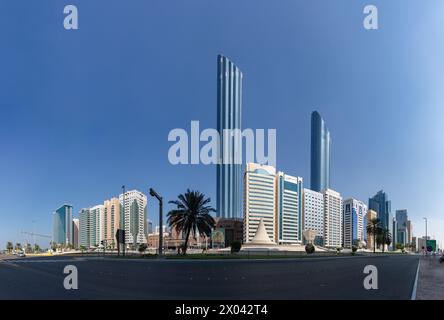 A picture of the buildings of the Al Danah district, including the ...