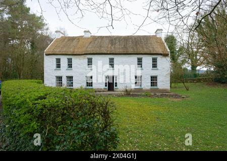 Campbell House. Ulster American Folk Park, Omagh, Northern Ireland Stock Photo