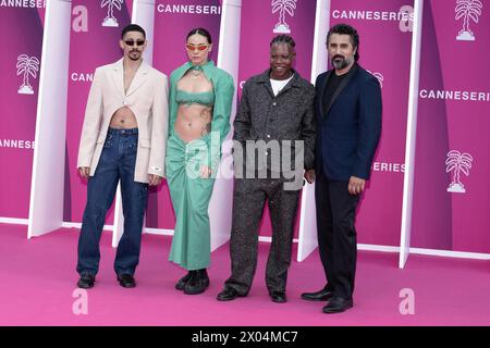 Keiynan Lonsdale, Bernie Van Tiel, Tig Terera, Cliff Curtis attend the ...