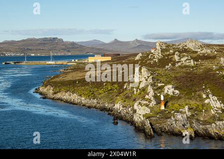 Port William channel into Stanley, Falkland Islands, Saturday, December ...