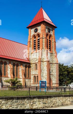 Christ Church Cathedral, Stanley, Falkland Islands, Saturday, December 02, 2023. Photo: David Rowland / One-Image.com Stock Photo